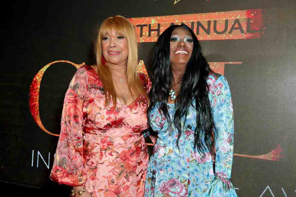 Anita Pointer (L) and Bonnie Pointer of the Pointer Sisters attend The Hollywood Chamber Of Commerce 98th Annual Board Installation