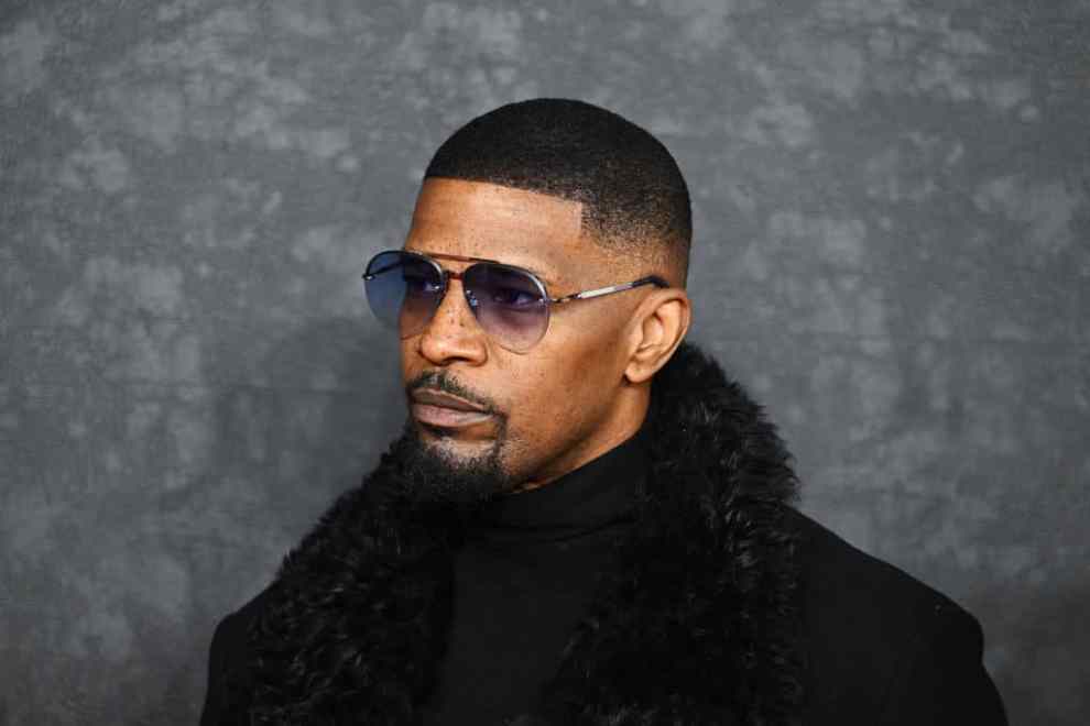 LONDON, ENGLAND - FEBRUARY 15: Jamie Foxx attends the "Creed III" European Premiere at Cineworld Leicester Square on February 15, 2023 in London, England.
