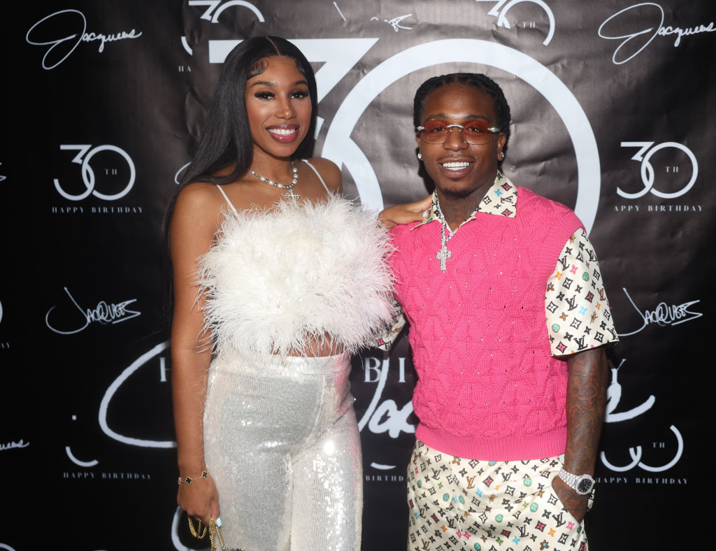 Singer Jacquees Proposes To Deiondra Sanders At Their Baby Shower
