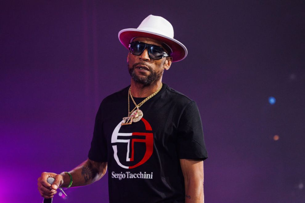 NEW YORK, NEW YORK - JULY 21: Lord Jamar of Brand Nubian performs during the "Dj Cassidy's Pass the Mic Live" at Radio City Music Hall on July 21, 2023 in New York City.