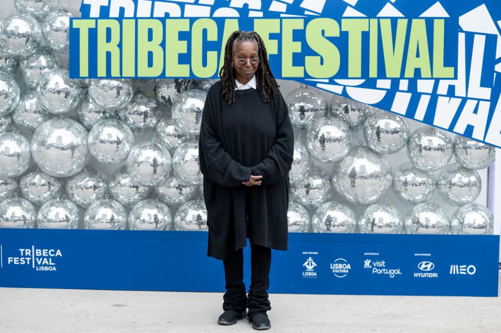 LISBON, PORTUGAL - OCTOBER 18: Whoopi Goldberg arrives for day 1 of Tribeca Festival Lisboa on October 18, 2024 in Lisbon, Portugal