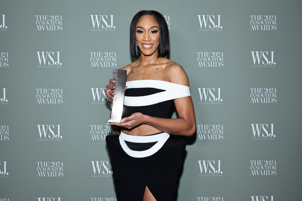 A’ja Wilson Honored With The Sports Innovator Award In NYC