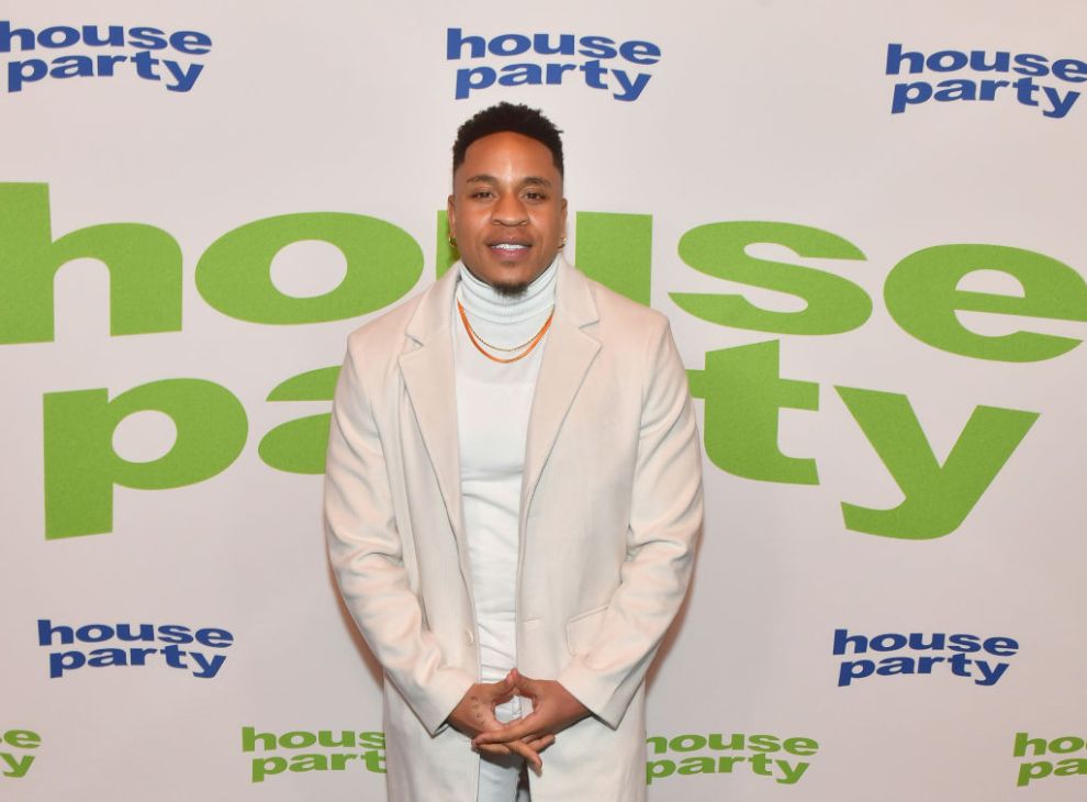 ATLANTA, GEORGIA - JANUARY 06: Olurotimi Akinosho aka Rotimi attends HOUSE PARTY Red Carpet Screening at Regal Atlantic Station on January 06, 2023 in Atlanta, Georgia.