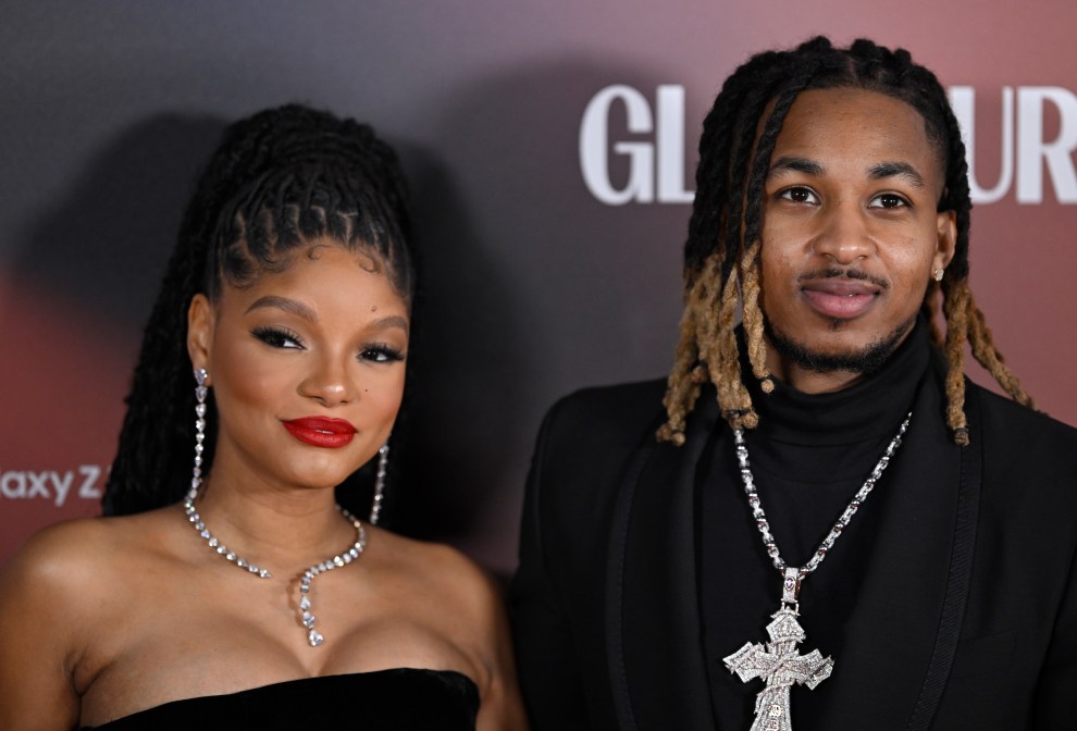 Halle Bailey and DDG attend the Glamour Women of The Year Awards 2023 at One Marylebone on October 17, 2023 in London, England.