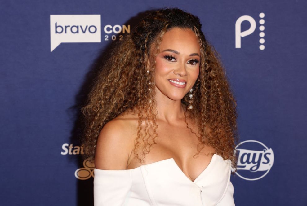 LAS VEGAS, NEVADA - NOVEMBER 03: Ashley Darby of "The Real Housewives of Potomac" television series attends BravoCon 2023 at Caesars Forum on November 03, 2023 in Las Vegas, Nevada.