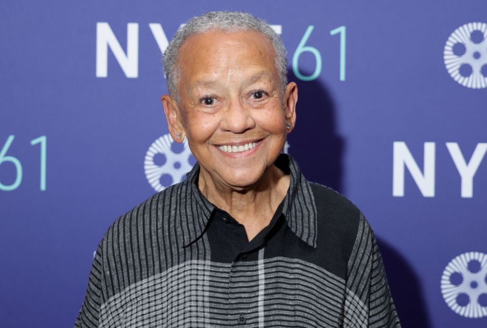 NEW YORK, NEW YORK - SEPTEMBER 30: Nikki Giovanni appears for the "Going To Mars: The Nikki Giovanni Project" photo op during the 61st New York Film Festival at Furman Gallery on September 30, 2023 in New York City.