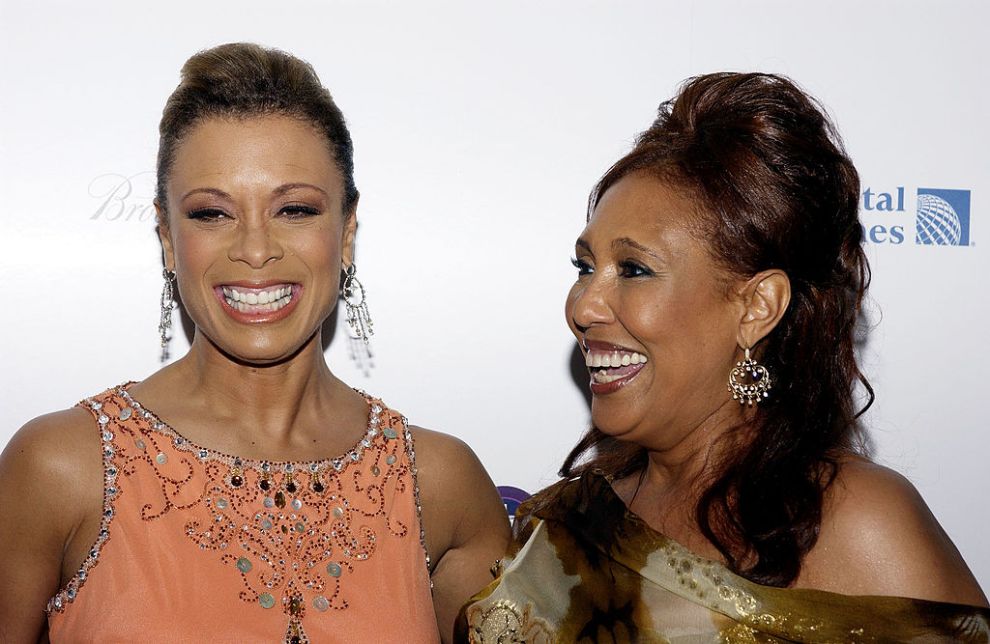 WESTWOOD, CA. - APRIL 8: (L-R) Actresses Valarie Pettiford and Telma Hopkins arrive at "What a Pair! 3" at UCLA's Royce Hall on April 8, 2005 in Westwood, California. Proceeds from the celebrity concert will go to the Revlon / UCLA Breast Center.