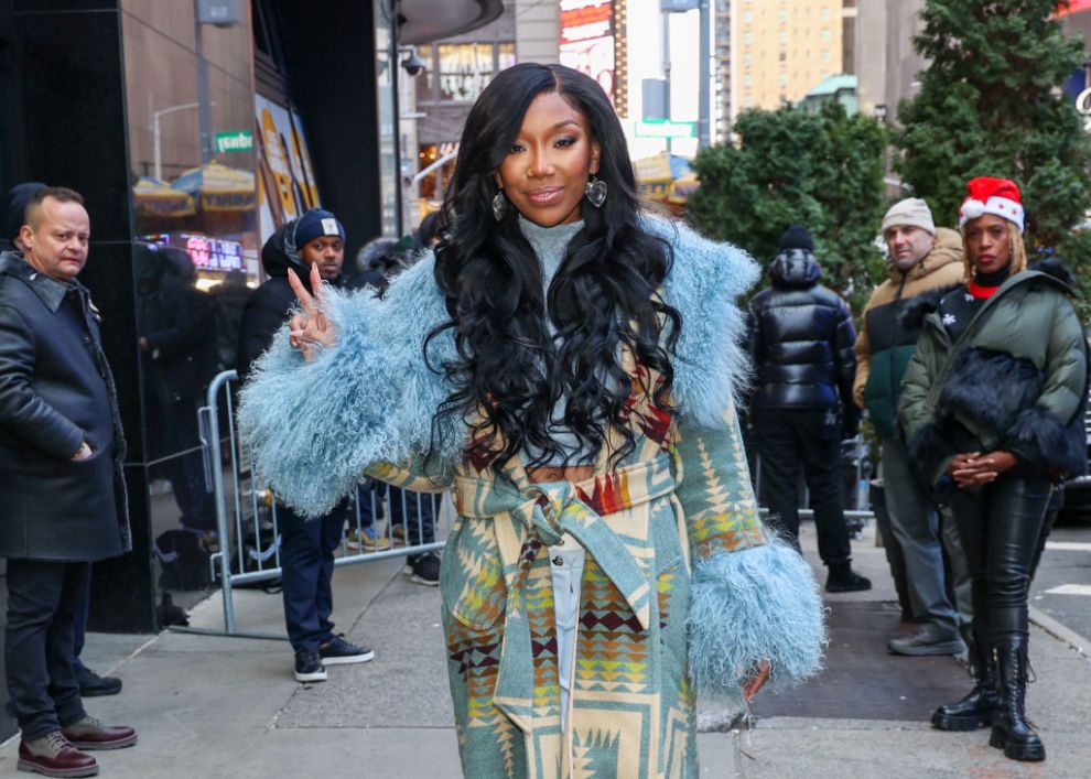 NEW YORK, NY - DECEMBER 22: Brandy is seen on December 22, 2023 in New York City.