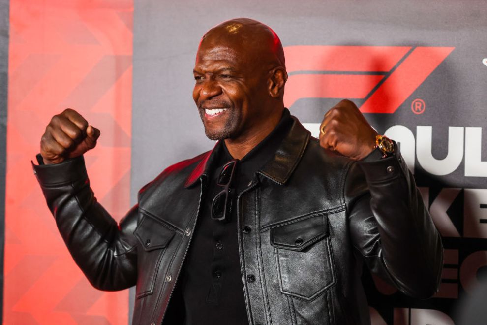 LAS VEGAS, NEVADA - NOVEMBER 23: Actor Terry Crews poses in the paddock during the F1 Grand Prix of Las Vegas at Las Vegas Strip Circuit on November 23, 2024 in Las Vegas, Nevada.