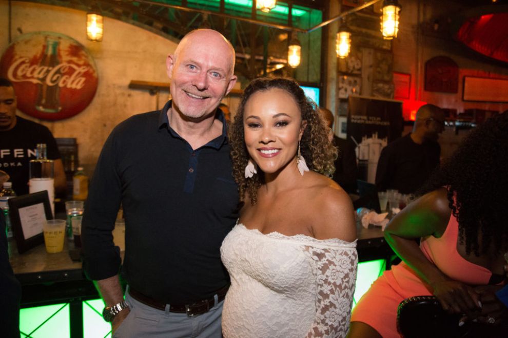 WASHINGTON, DC - APRIL 28: Michael Darby and Ashley Boalch Darby attend "Real Housewives Of Potomac" Premiere Party at The Hecht Warehouse at Ivy City on April 28, 2019 in Washington, DC
