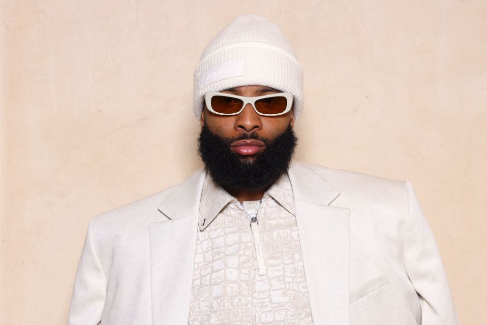 PARIS, FRANCE - JANUARY 26: (EDITORIAL USE ONLY - For Non-Editorial use please seek approval from Fashion House) Odell Beckham Jr. attends the Jacquemus Menswear Fall-Winter 2025/2026 show as part of Paris Fashion Week on January 26, 2025 in Paris, France.