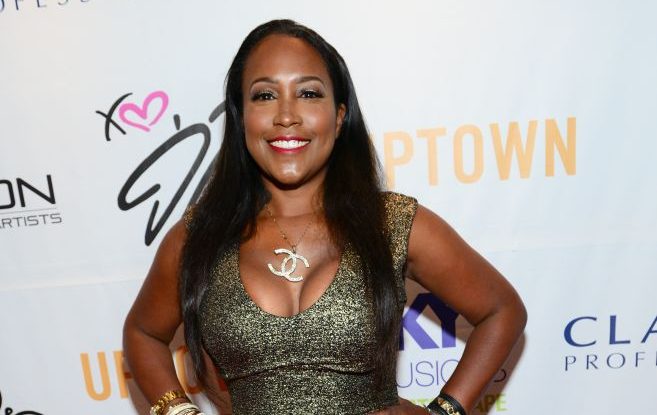 Maia Campbell attends the beauty is love lounge at the Andaz hotel at on June 29, 2013 in Hollywood, California.