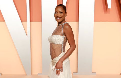 BEVERLY HILLS, CALIFORNIA - MARCH 02: Keke Palmer attends the 2025 Vanity Fair Oscar Party Hosted By Radhika Jones at Wallis Annenberg Center for the Performing Arts on March 02, 2025 in Beverly Hills, California.