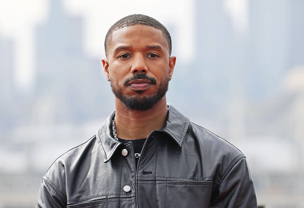 Michael B. Jordan attends the London photocall for "Sinners" at IET London on April 13, 2025 in London, England. Michael B. Jordan wears GapStudio.