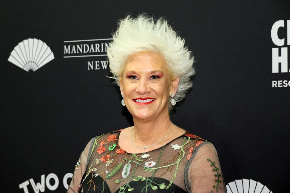 NEW YORK, NEW YORK - APRIL 25: Anne Burrell attends the City Harvest 40th Anniversary Gala at Cipriani 42nd Street on April 25, 2023 in New York City. (