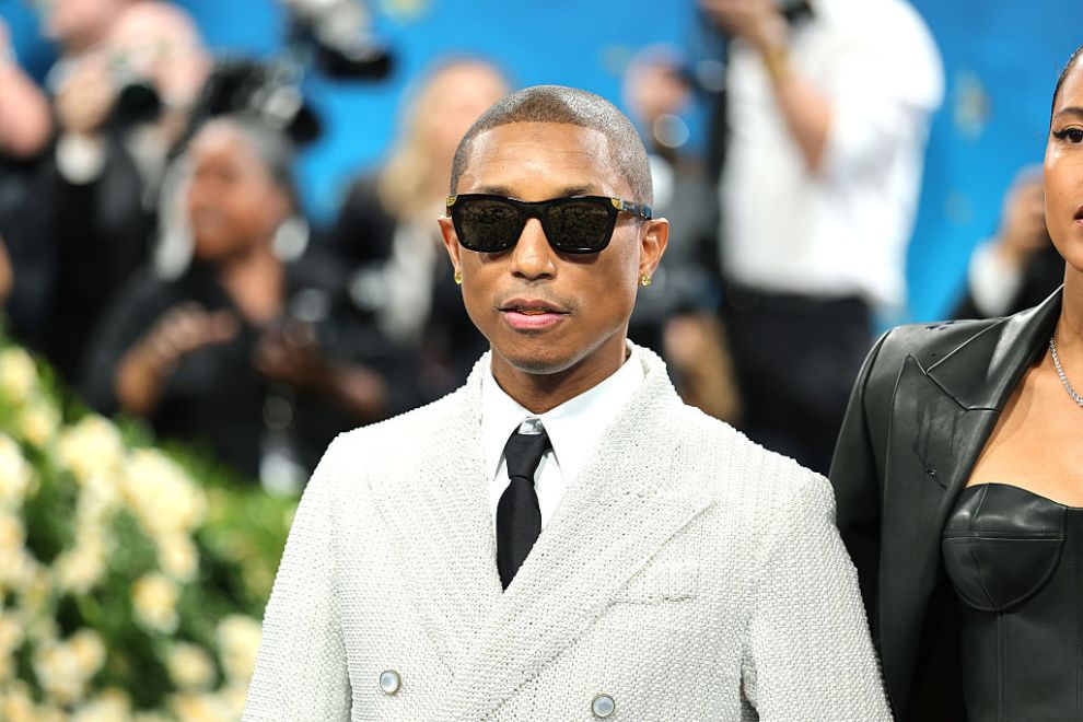 NEW YORK, NEW YORK - MAY 05: Pharrell Williams, Met Gala Co-Chair, attends the 2025 Met Gala Celebrating "Superfine: Tailoring Black Style" at Metropolitan Museum of Art on May 05, 2025 in New York City.