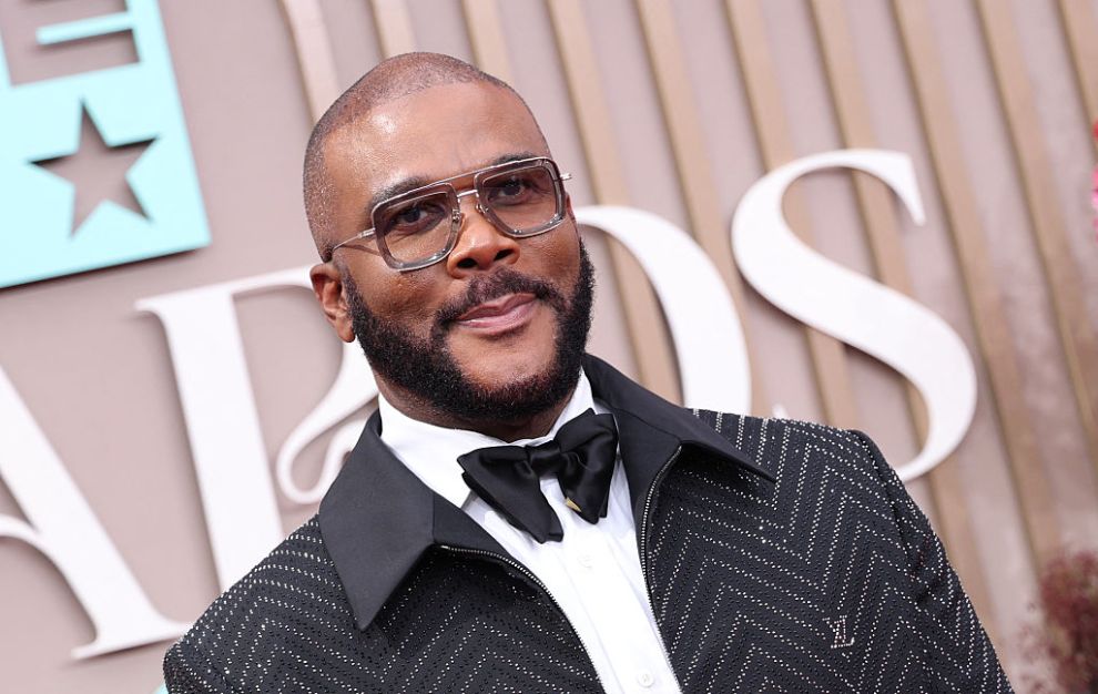 US actor-producer Tyler Perry attends the BET Awards 2025 at the Peacock Theatre in Los Angeles on June 9, 2025