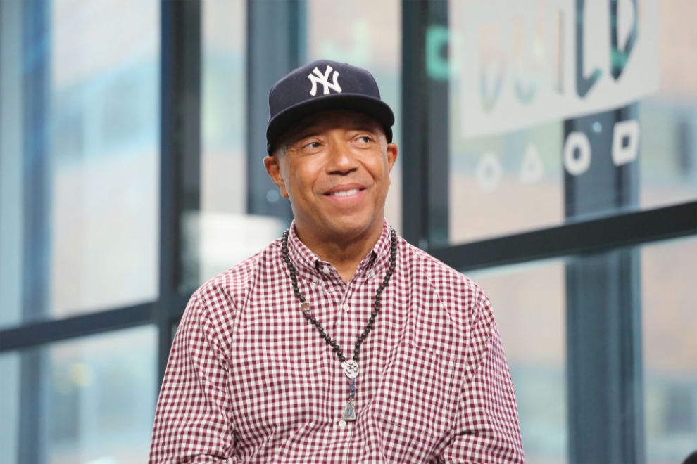 NEW YORK, NY - JULY 17: Producer Russell Simmons visits Build to discuss the film, "Romeo Is Bleeding" at Build Studio on July 17, 2017 in New York City.