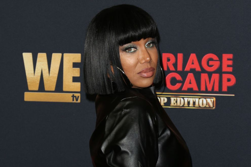 LOS ANGELES, CALIFORNIA - FEBRUARY 04: Singer Michel'le Toussaint attends the premiere of WE TV's "Marriage Boot Camp: Hip Hop Edition" at Liaison Restaurant on February 04, 2020 in Los Angeles, California.