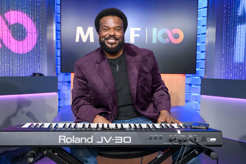 LOS ANGELES, CALIFORNIA - DECEMBER 08: Craig Robinson performs onstage during MPTF's Lights, Camera, Take Action! Telethon at KTLA 5 on December 08, 2024 in Los Angeles, California.