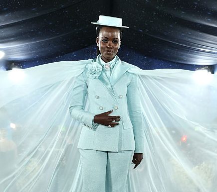 NEW YORK, NEW YORK - MAY 05: Lupita Nyong'o attends the 2025 Met Gala Celebrating "Superfine: Tailoring Black Style" at Metropolitan Museum of Art on May 05, 2025 in New York City.