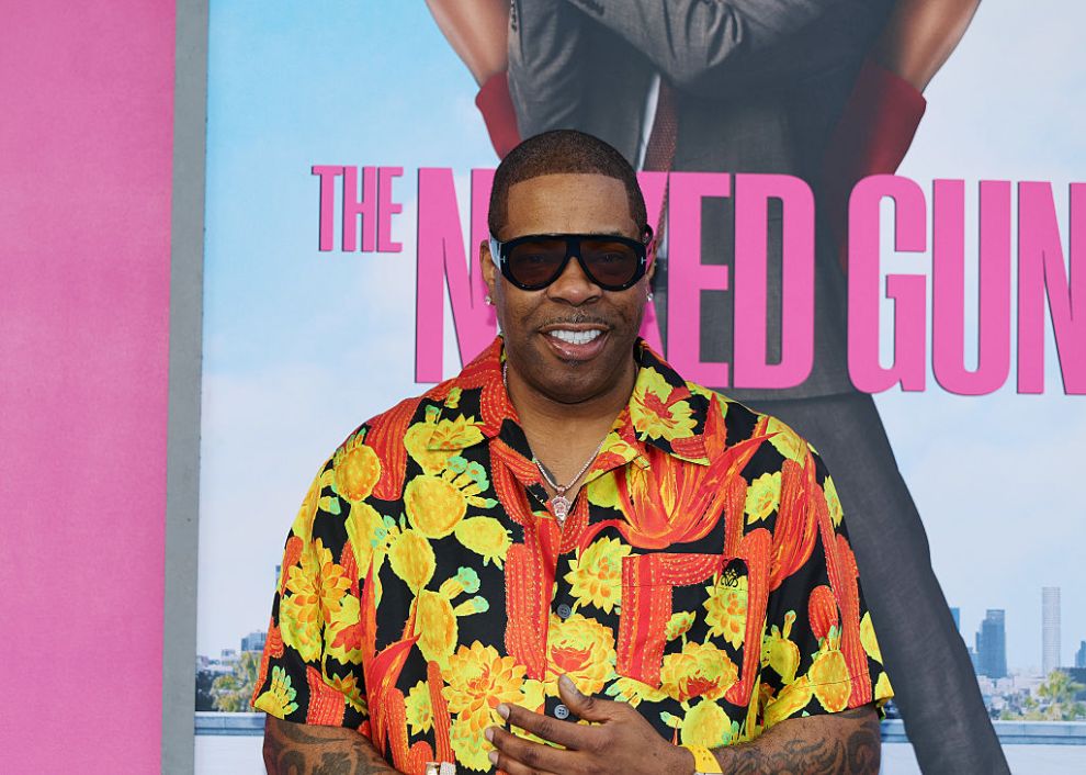 NEW YORK, NEW YORK - JULY 28: Busta Rhymes attends "The Naked Gun" New York Premiere on July 28, 2025 in New York City.