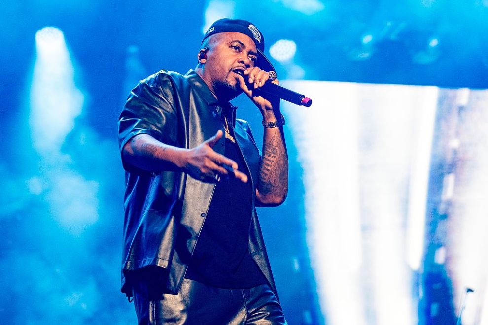 Rapper Nas performs during 2025 Essence Festival of Culture at Caesars Superdome on July 06, 2025 in New Orleans, Louisiana.